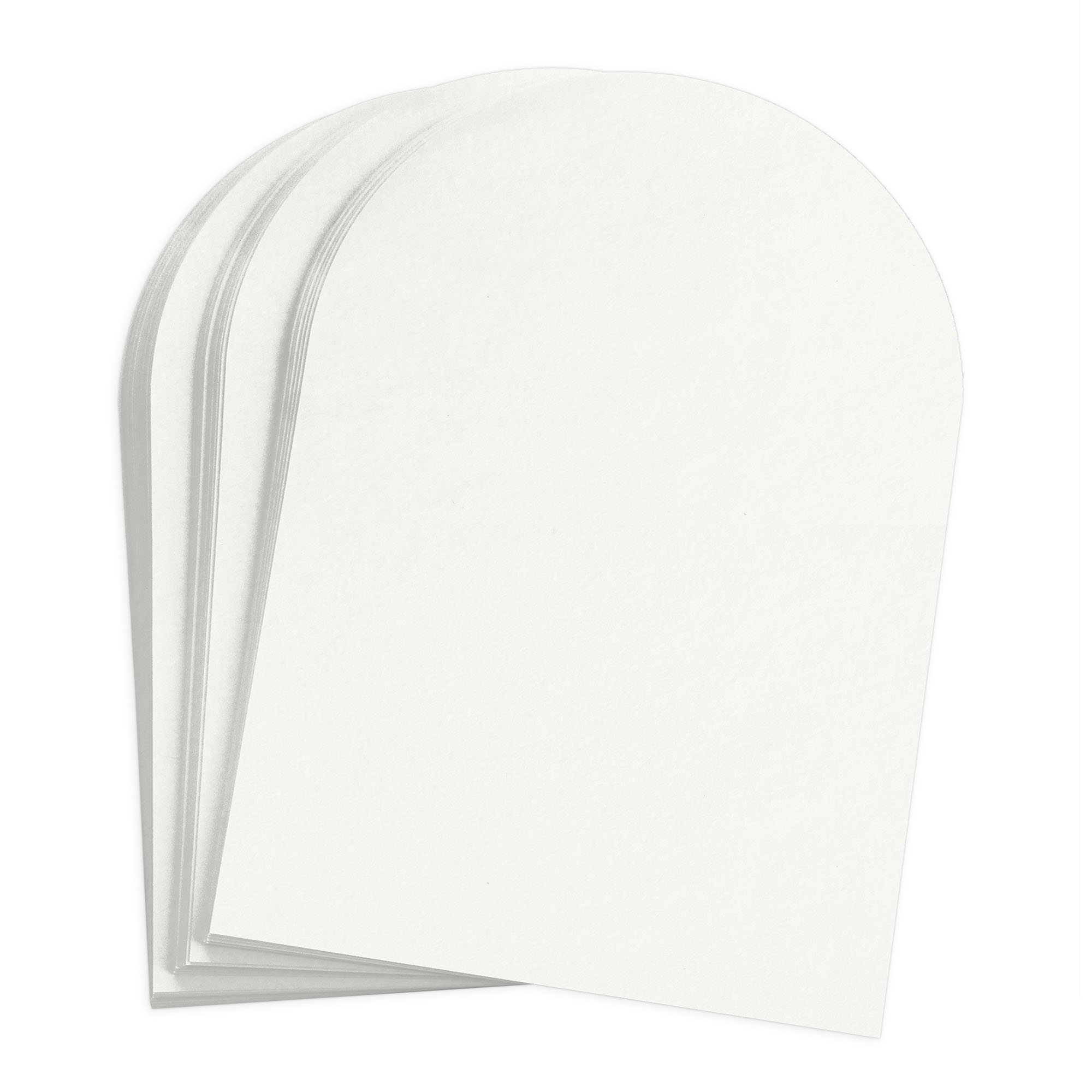10% Hemp Arch Shaped Card - A7 (5x7) Gmund Hanf Good 118lb