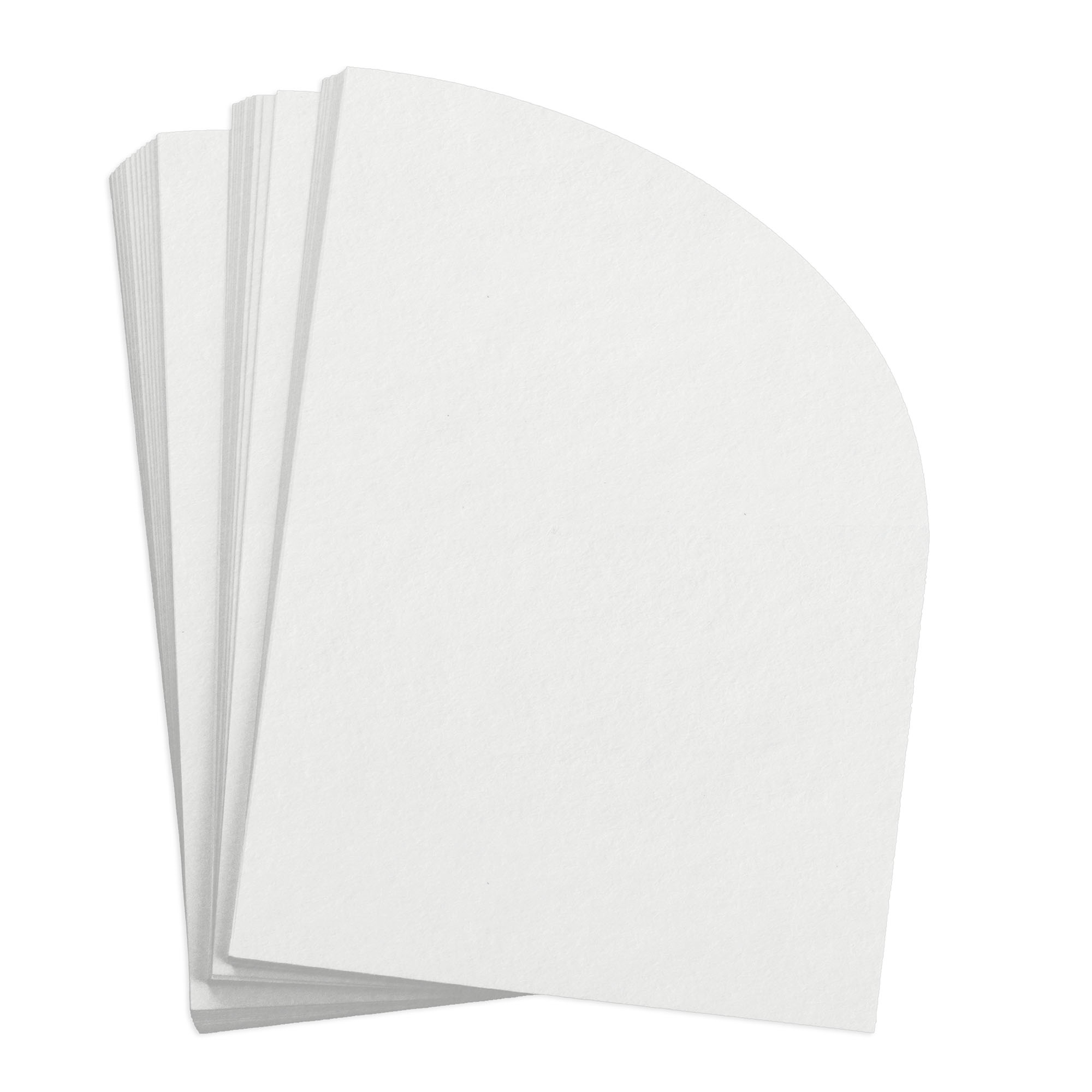 50% Hemp Half Arch Shaped Card - A2 (4 1/4 x 5 1/2) Gmund Hanf Better 118lb