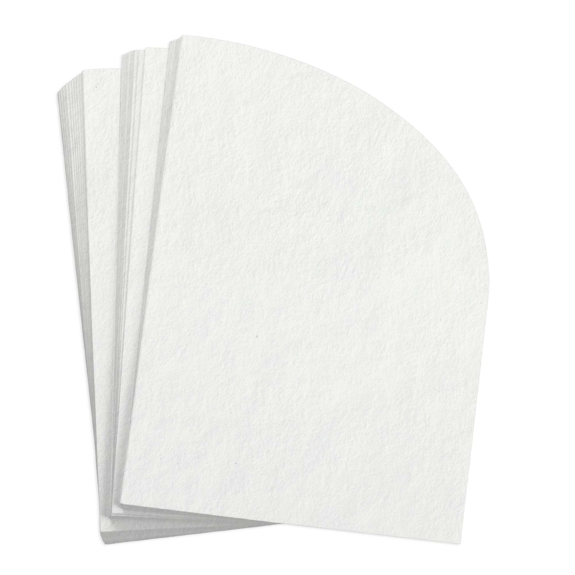 100% Hemp Half Arch Shaped Card - A7 (5x7) Gmund Hanf Best 118lb
