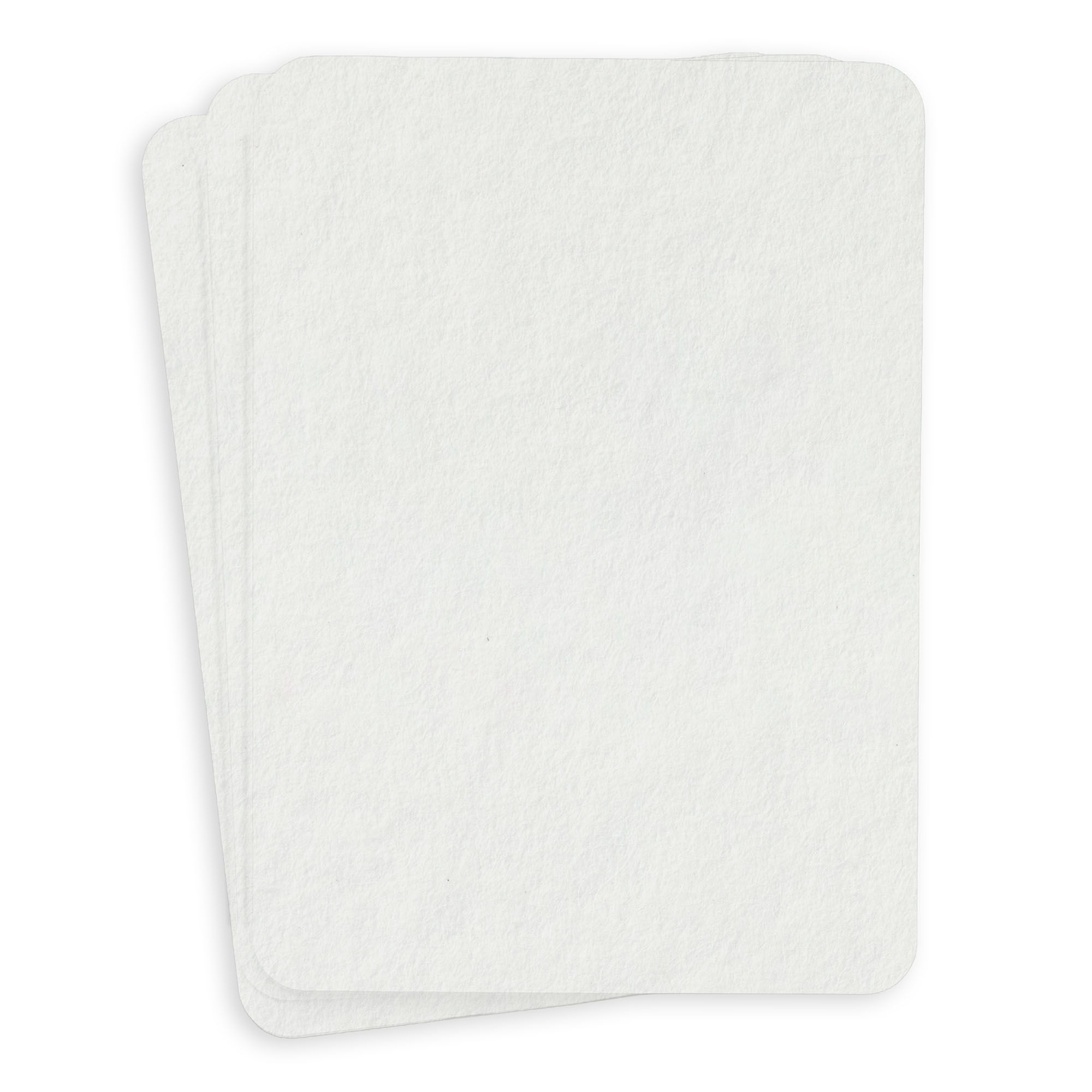 100% Hemp Rounded Edge Invitation Card - A7 (5x7) Gmund Hanf Best 118lb