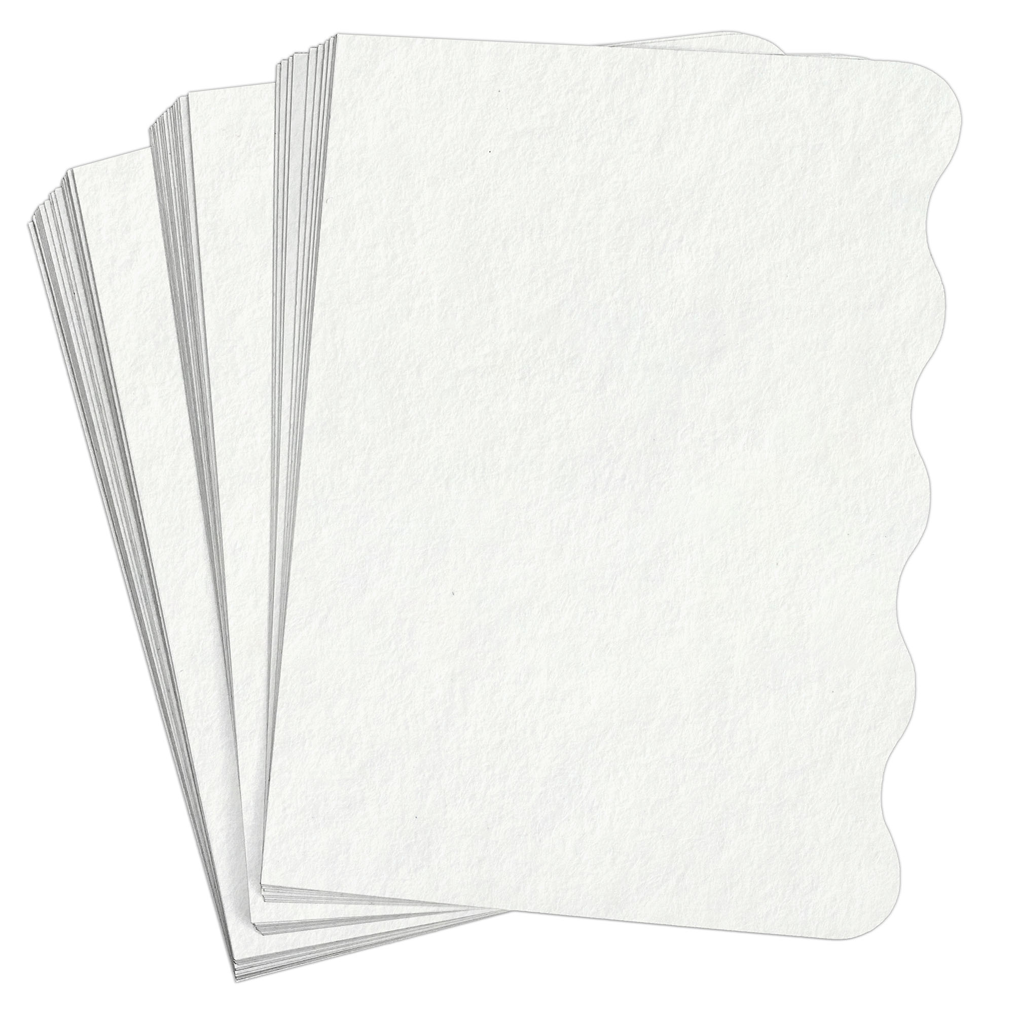 100% Hemp Side Wave Invitation Card - A2 (4 1/4 x 5 1/2) Gmund Hanf Best 118lb