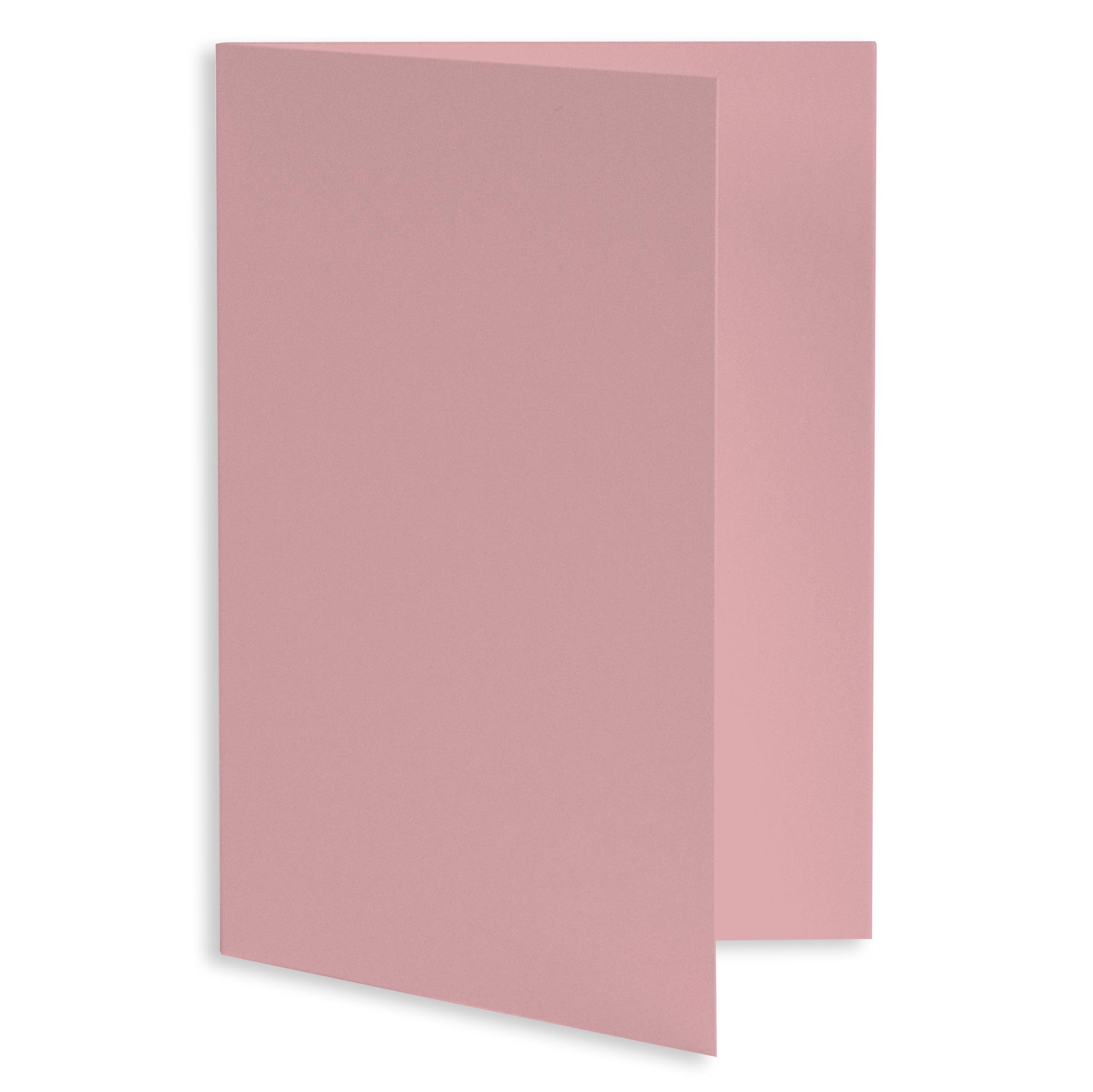 Dusty Rose Folded Card - A6 LCI Hue Matte 4 1/2 x 6 1/4 111C