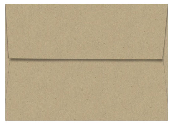 Paper Bag Kraft Envelopes - A7 Kraft-Tone 5 1/4 x 7 1/4 Straight Flap 70T