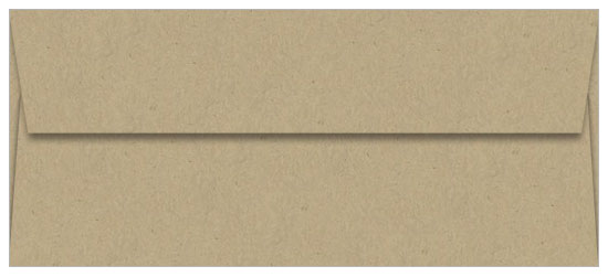 Paper Bag Kraft Envelopes - #10 Kraft-Tone 4 1/8 x 9 1/2 Straight Flap 70T