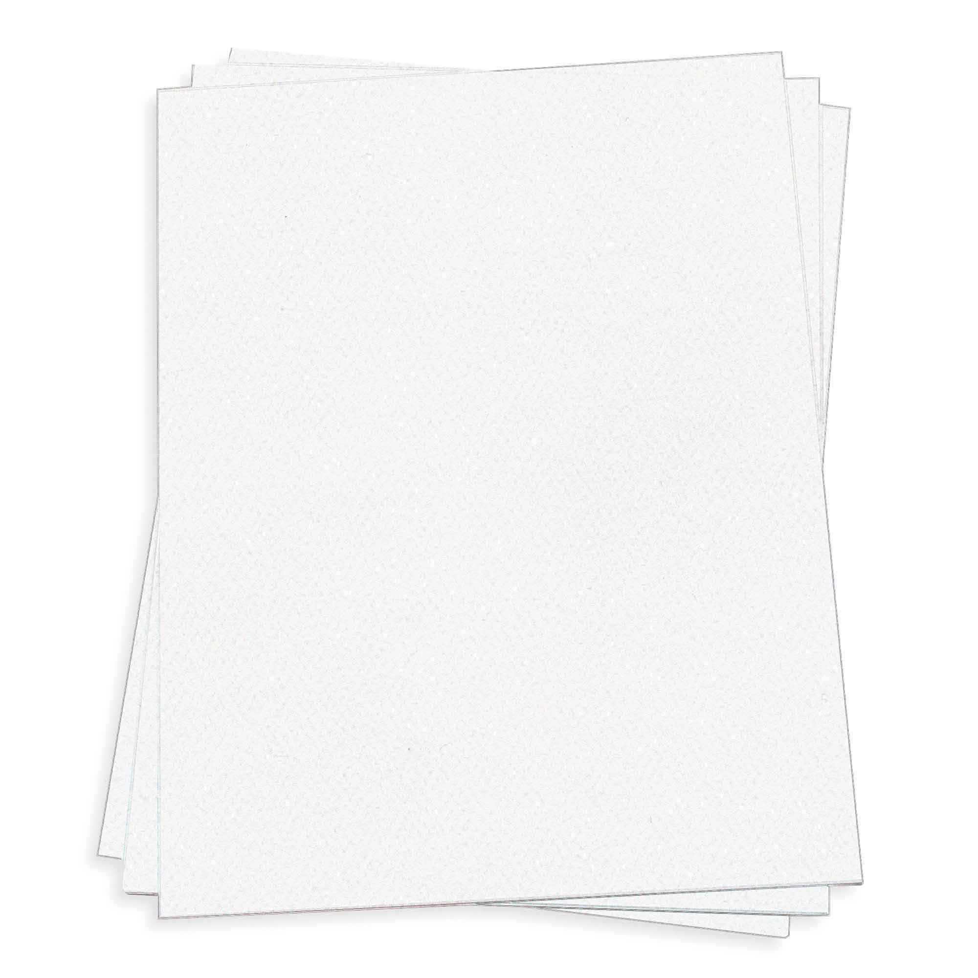 Pure White Card Stock - 8 1/2 x 14 LCI Felt 80lb Cover