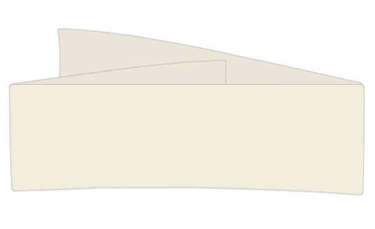Ecru Invitation Bands, LCI Smooth 80T, 1.5 x 12