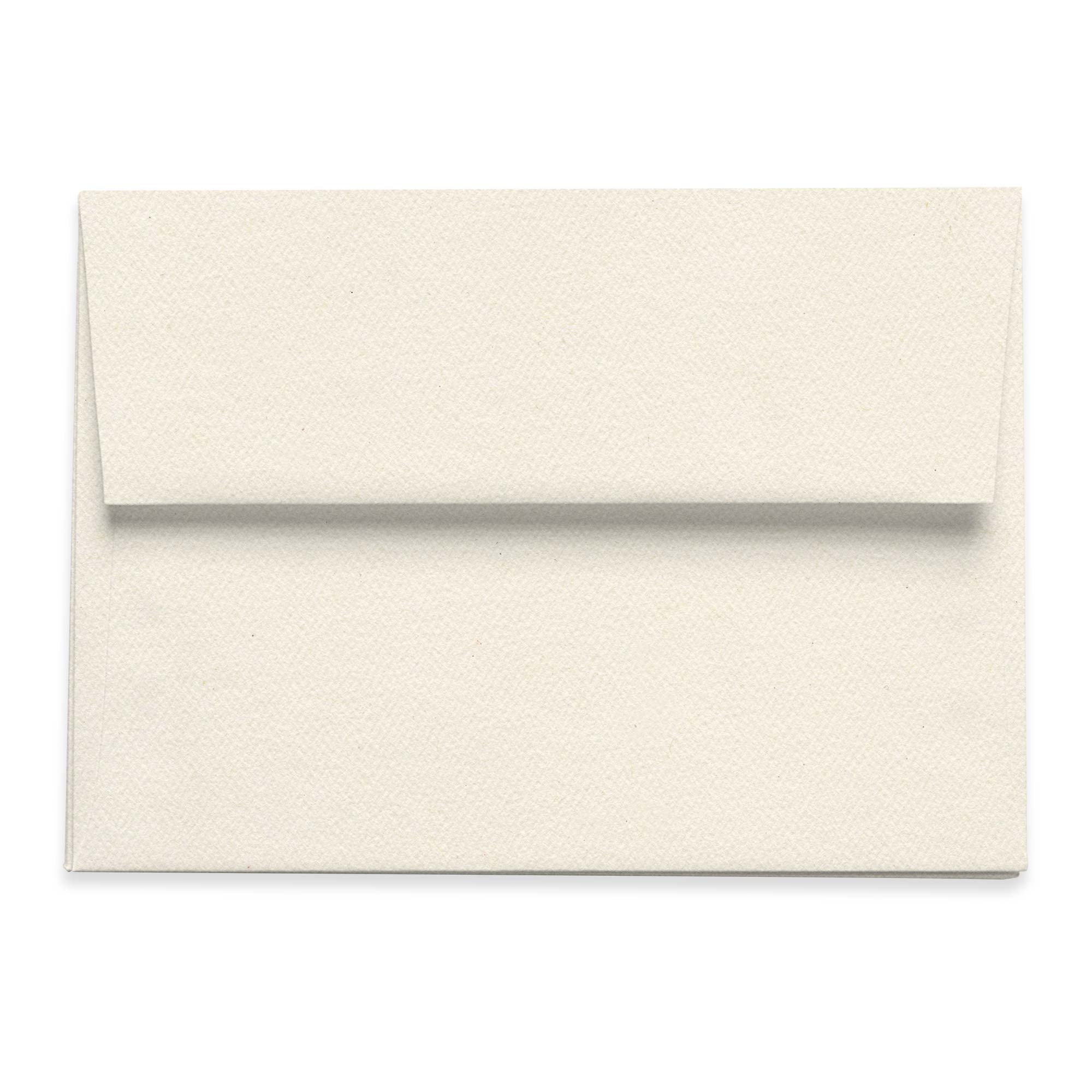 Warm Cream Envelopes - A2 LCI Felt 4 3/8 x 5 3/4 Straight Flap 70T