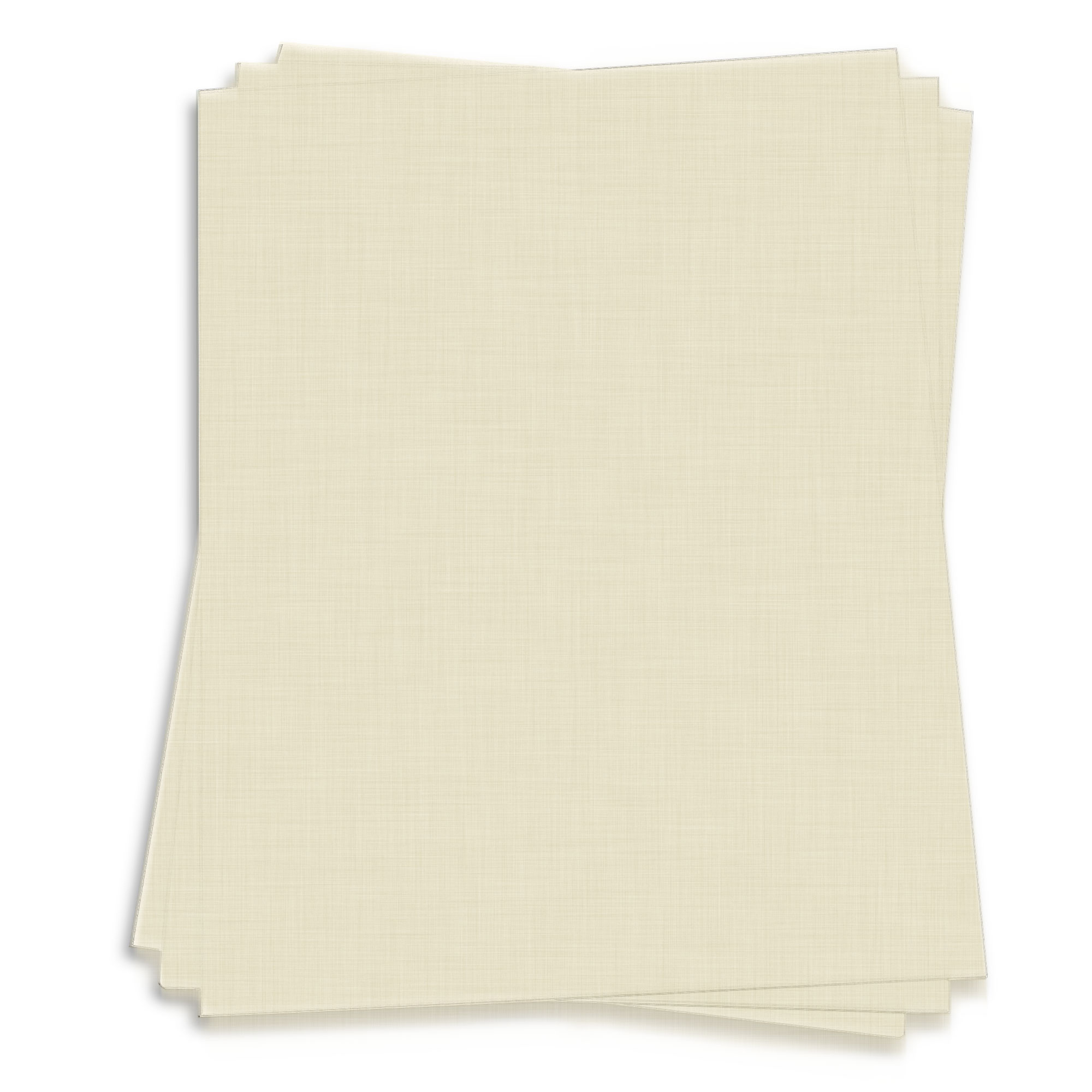 Natural White Card Stock - 12 x 12 LCI Linen 80lb Cover