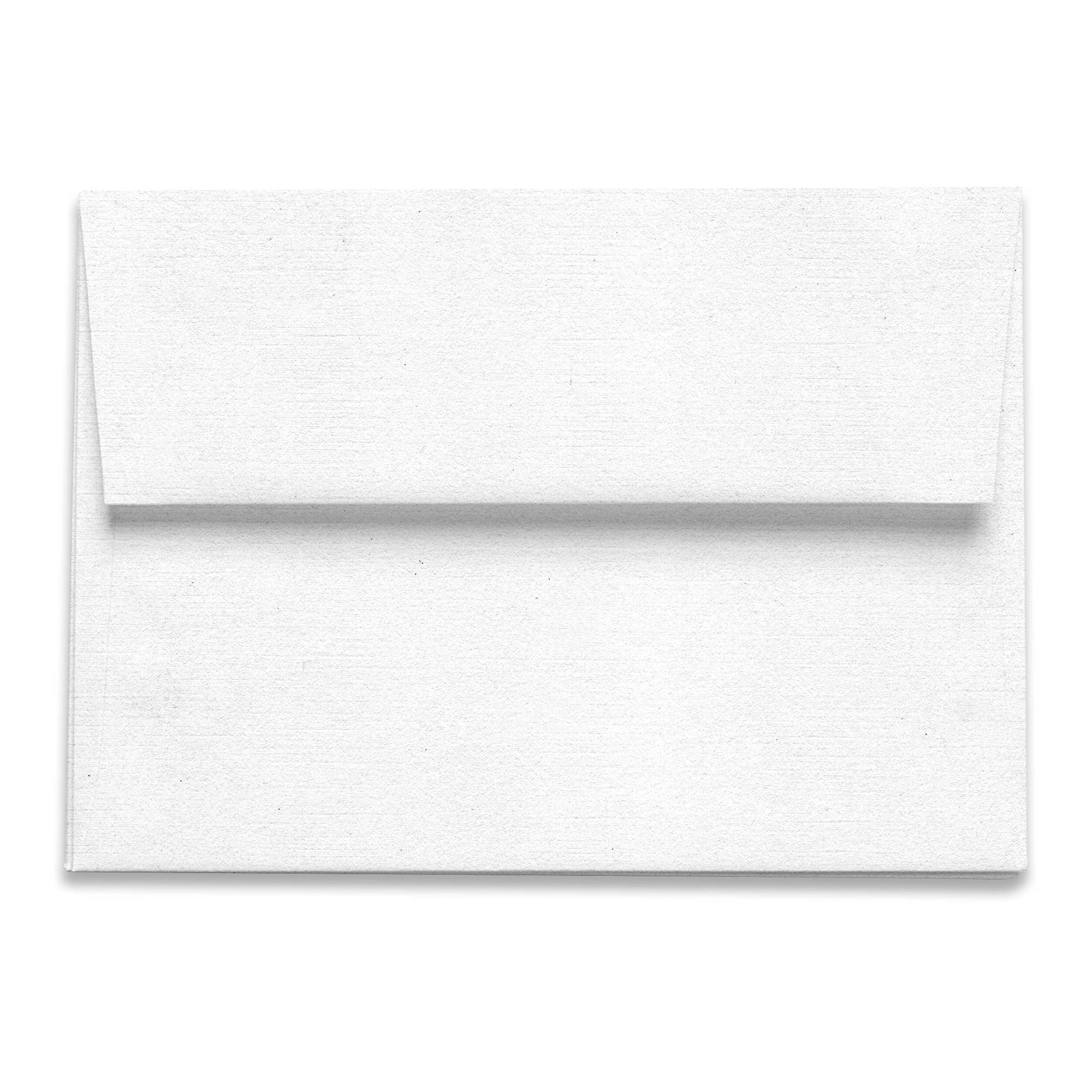 Ultimate White Envelopes - A9 LCI Linen 5 3/4 x 8 3/4 Straight Flap 70T