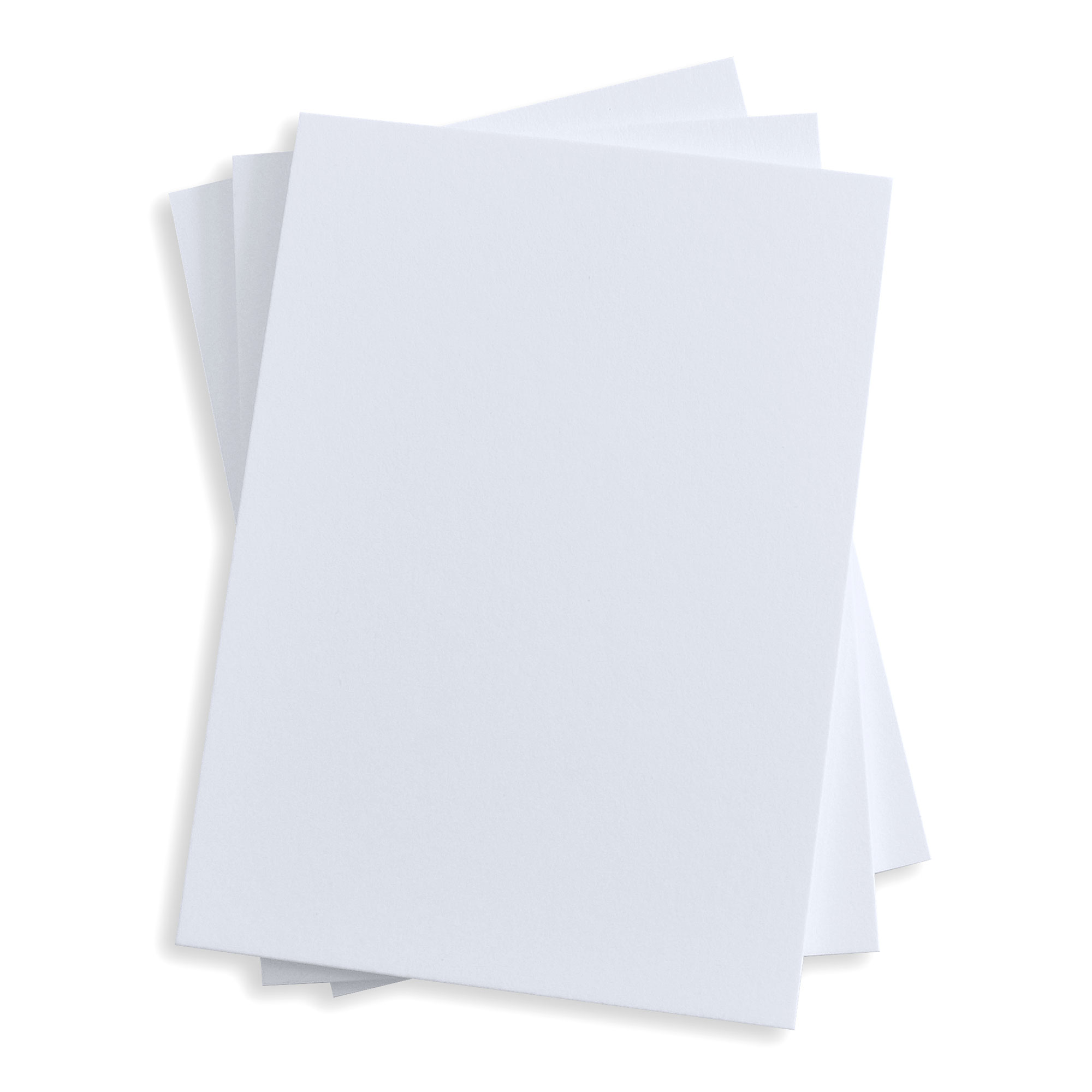 Fluorescent White Flat Card - A7.5 Gmund Colors Matt 5 3/8 x 7 1/4 111C