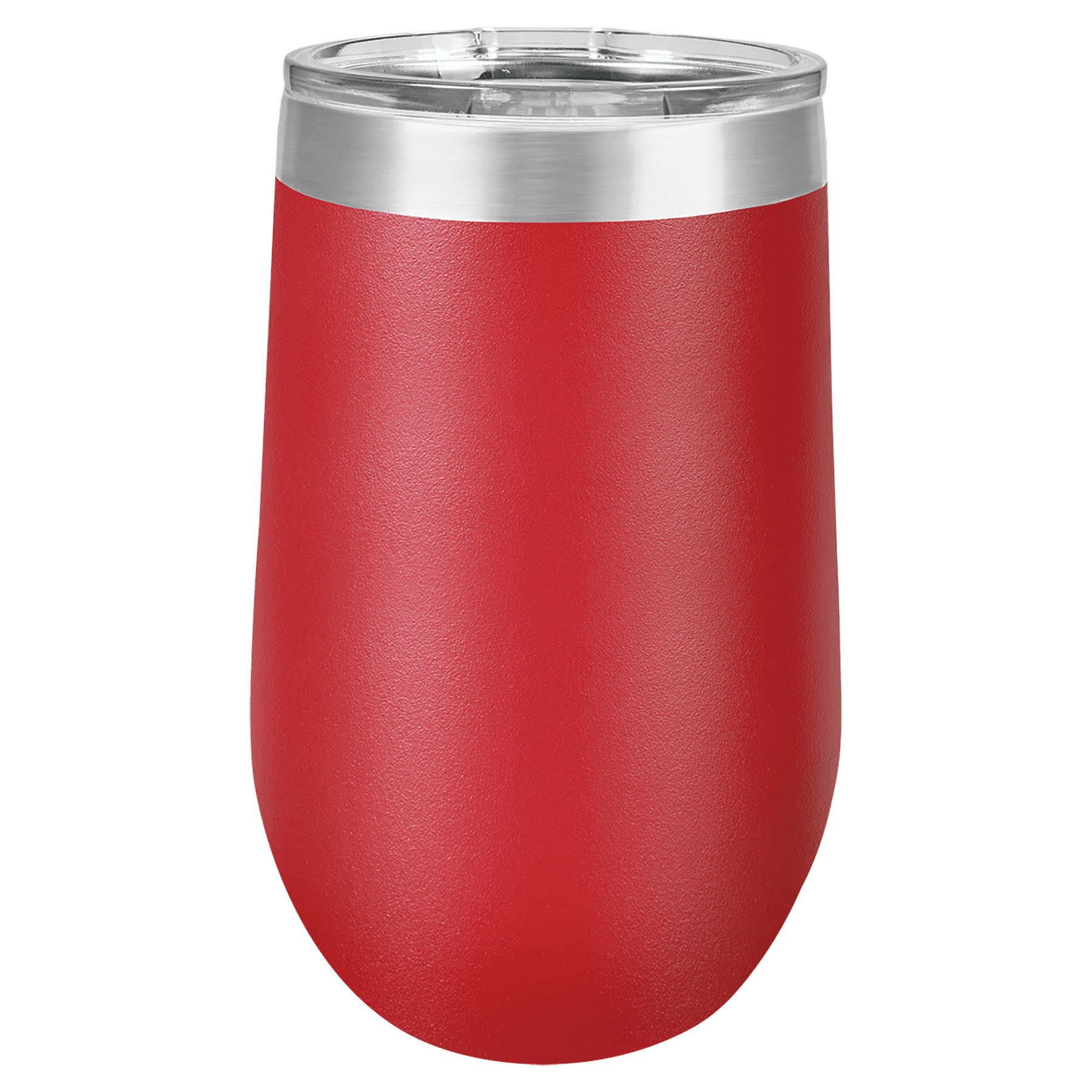 Red 16 oz. Personalized Stemless Tumbler with Lid