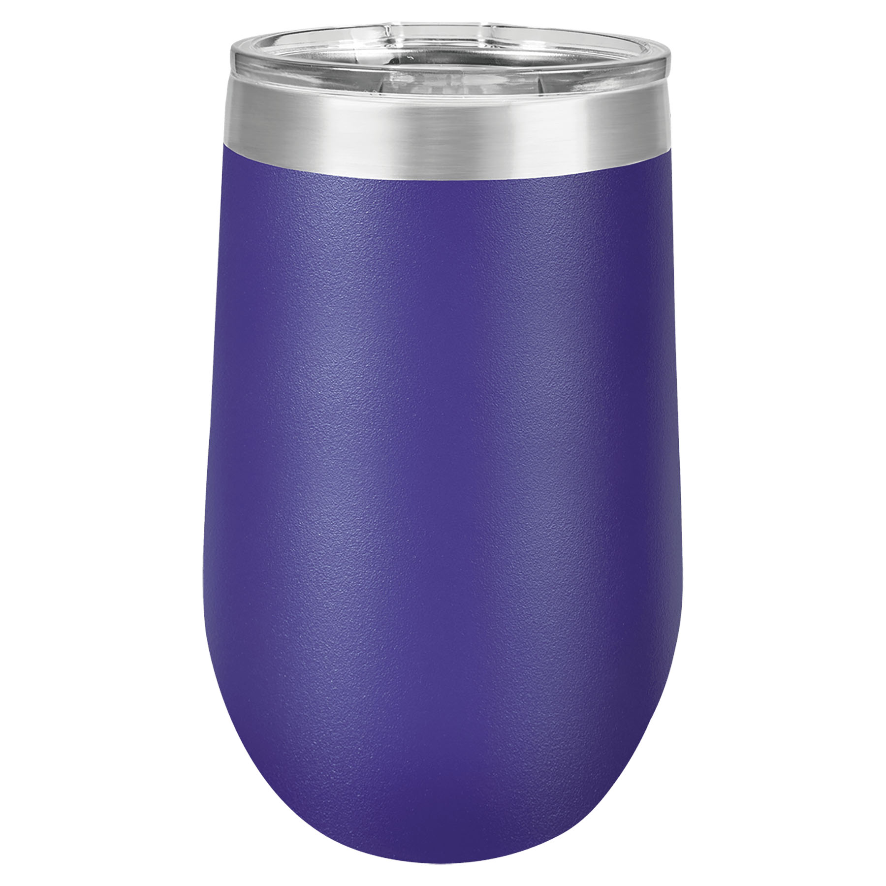 Purple 16 oz. Personalized Stemless Tumbler with Lid