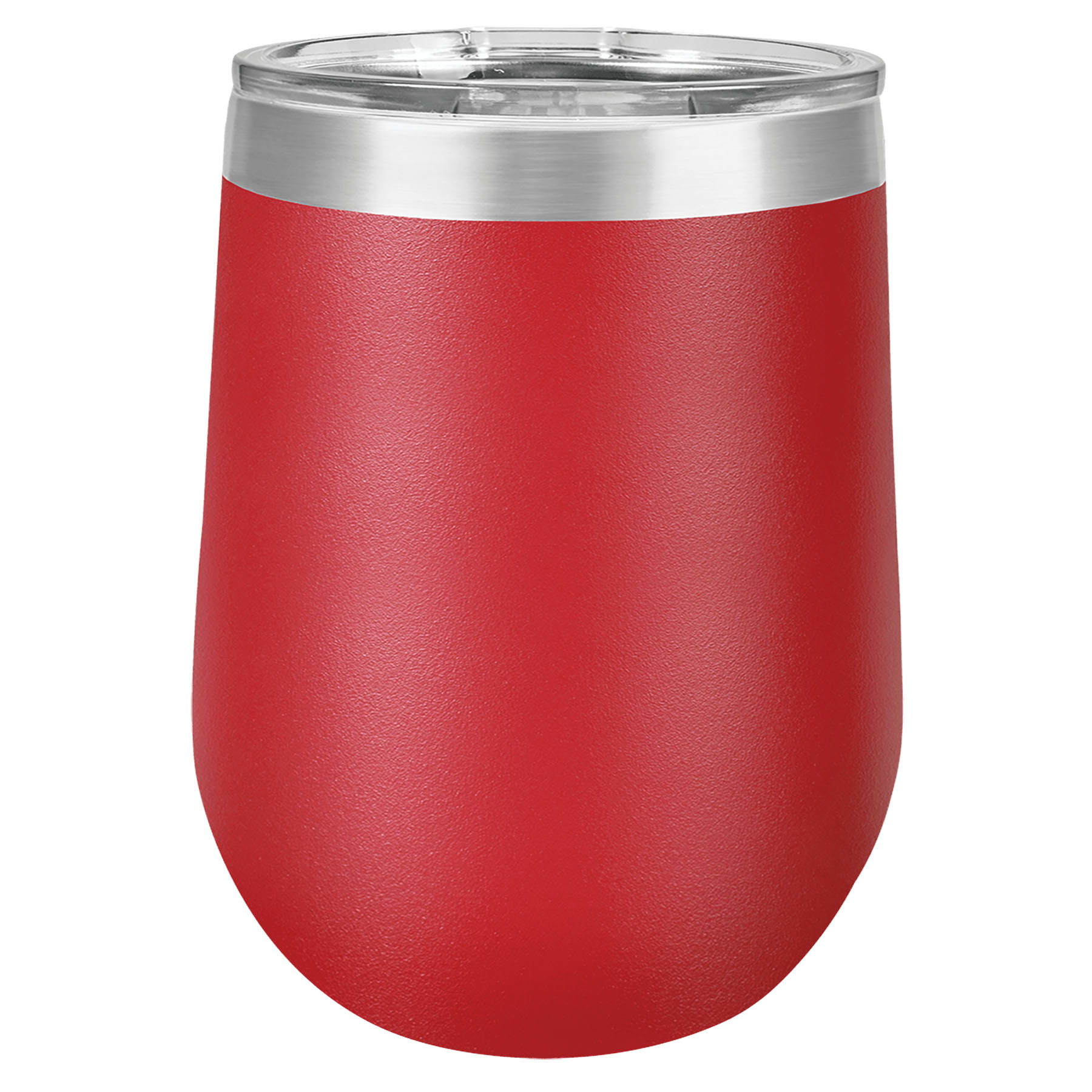 Red 12 oz. Personalized Stemless Tumbler with Lid