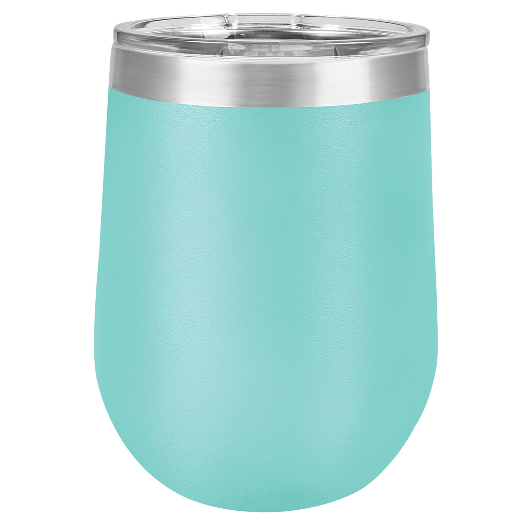 Teal 12 oz. Personalized Stemless Tumbler with Lid
