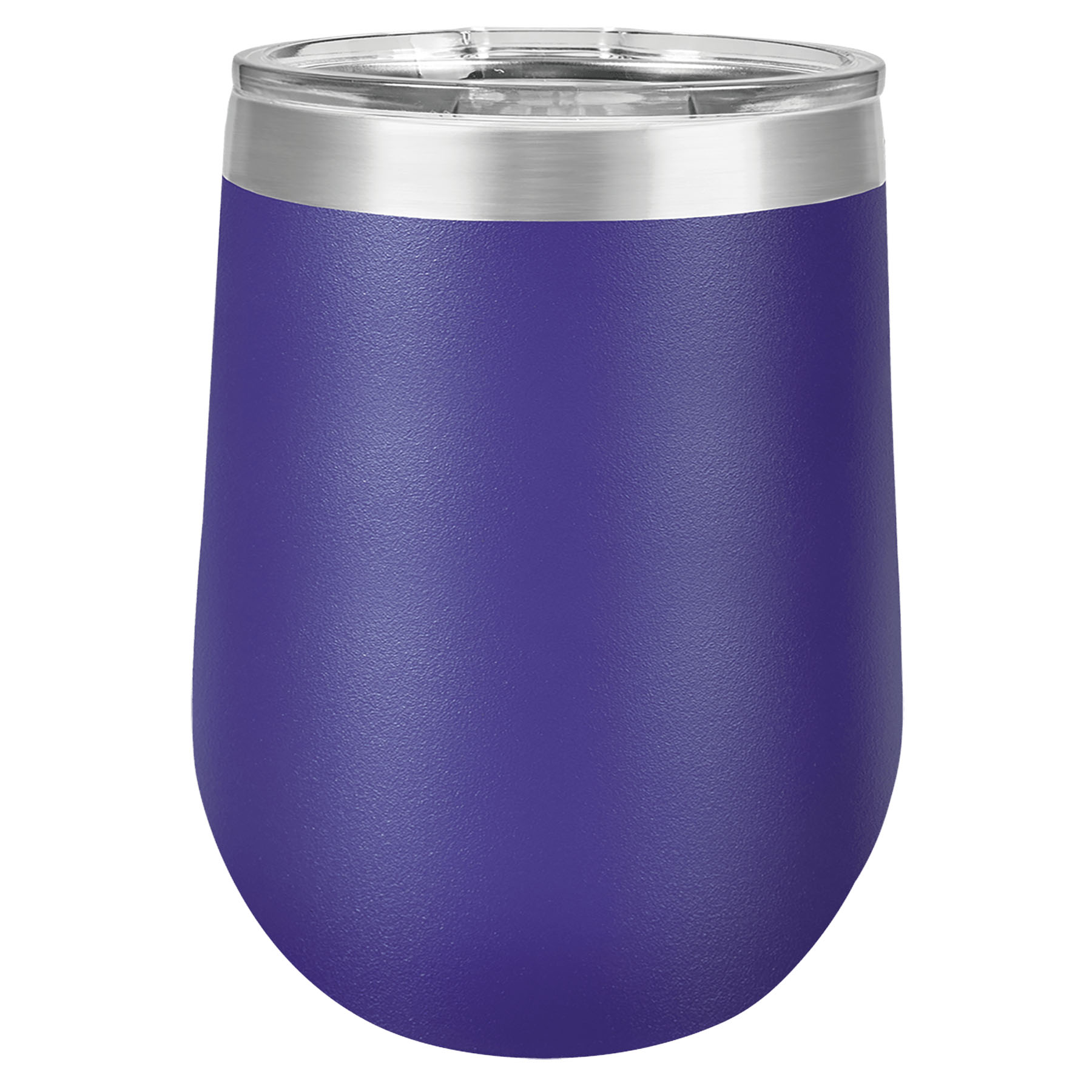 Purple 12 oz. Personalized Stemless Tumbler with Lid