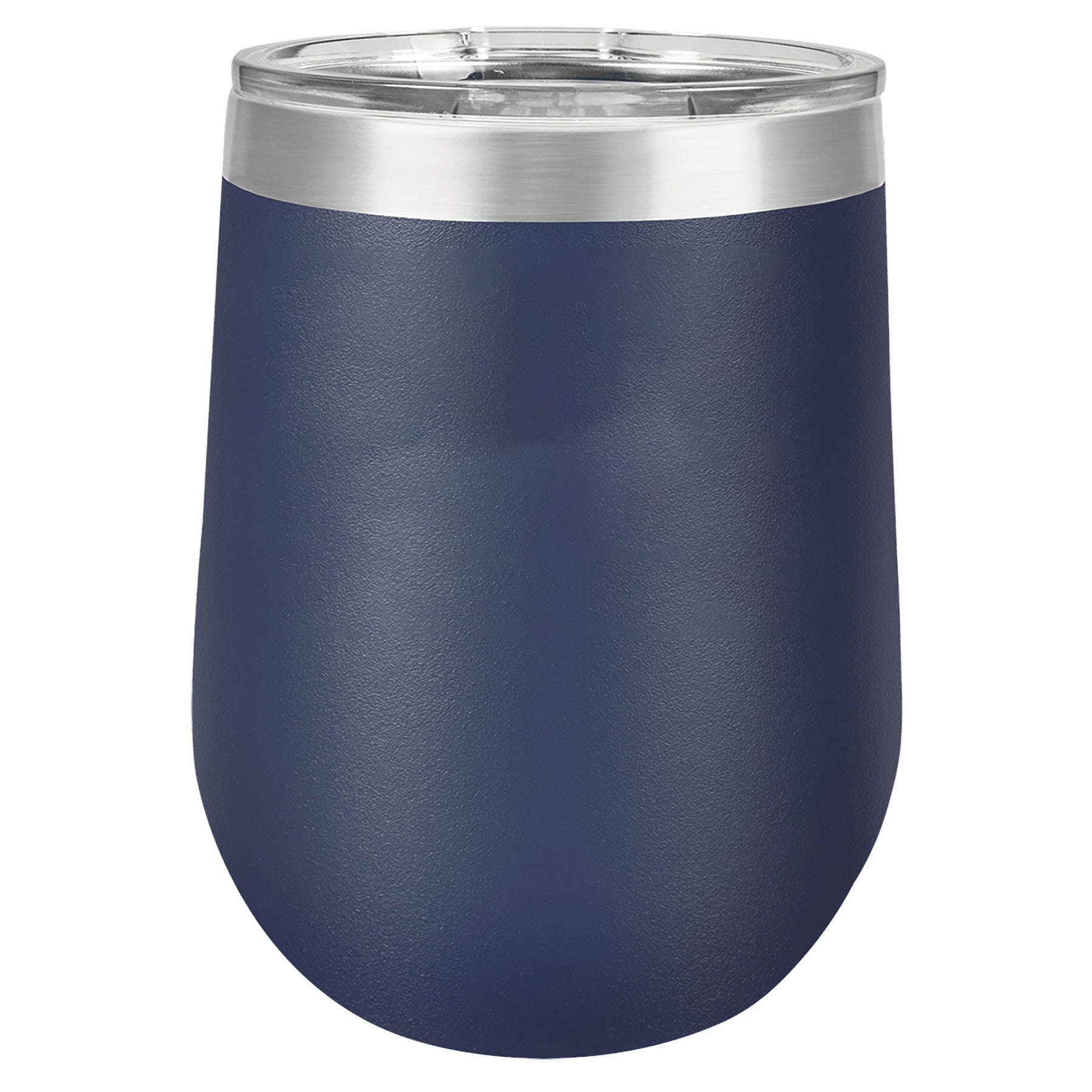 Navy Blue 12 oz. Personalized Stemless Tumbler with Lid
