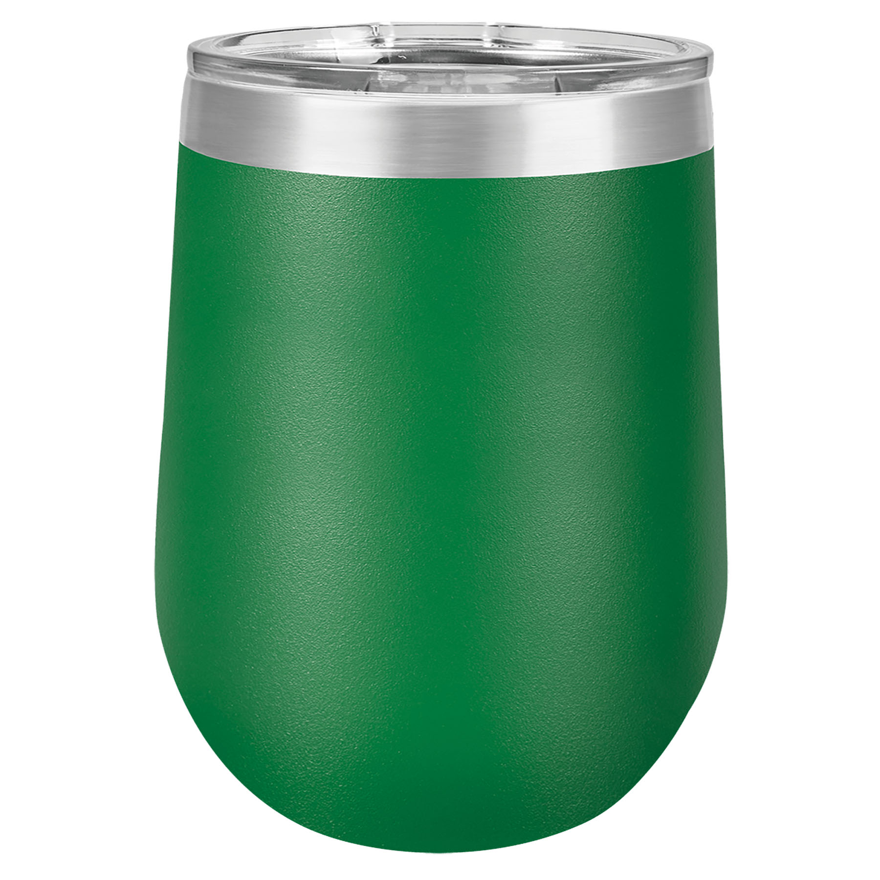 Green 12 oz. Personalized Stemless Tumbler with Lid