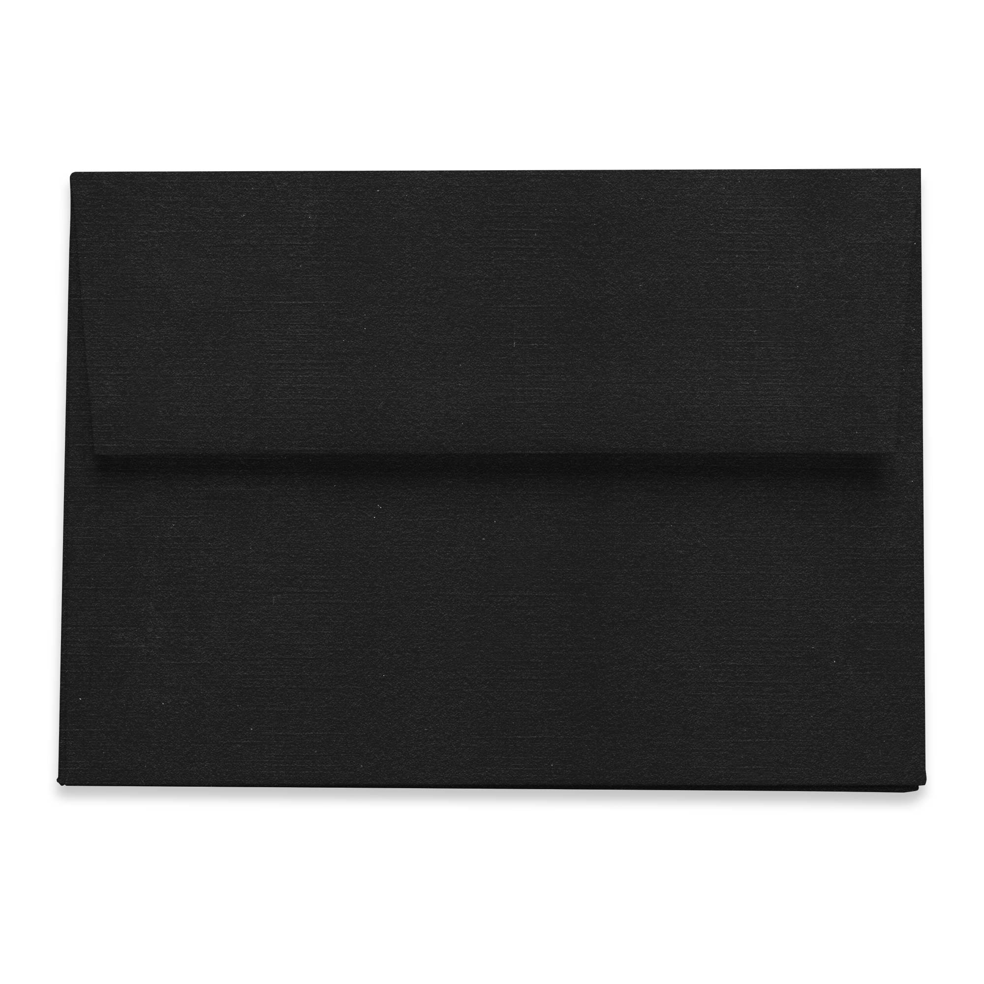 Black Envelopes - A7 LCI Linen 5 1/4 x 7 1/4 Straight Flap 80T