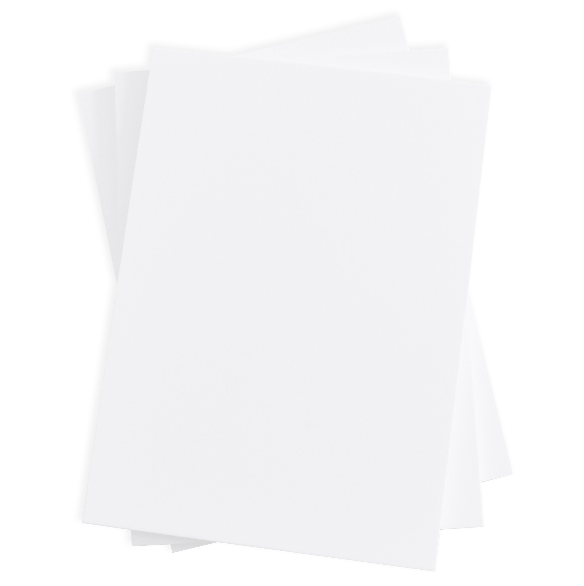 Max White Flat Card - A7.5 Gmund Cotton 5 3/8 x 7 1/4 111C
