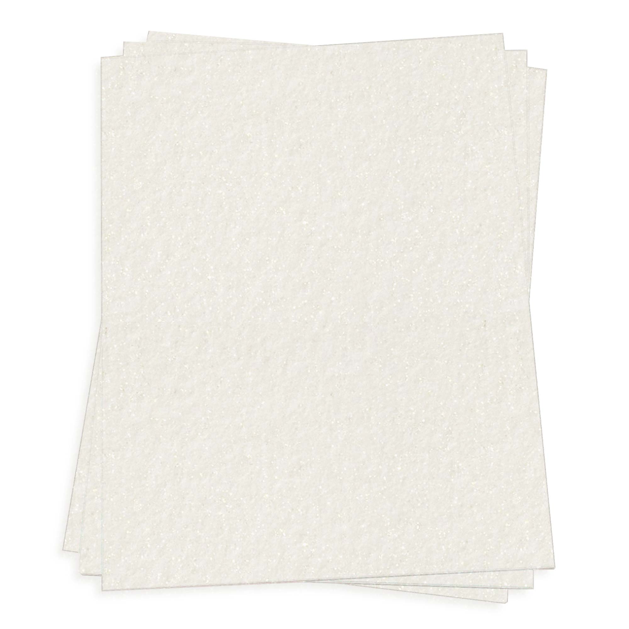 Creme Glance Paper - 12 x 18 Gmund Moonlight Metallic Felt 84lb Text