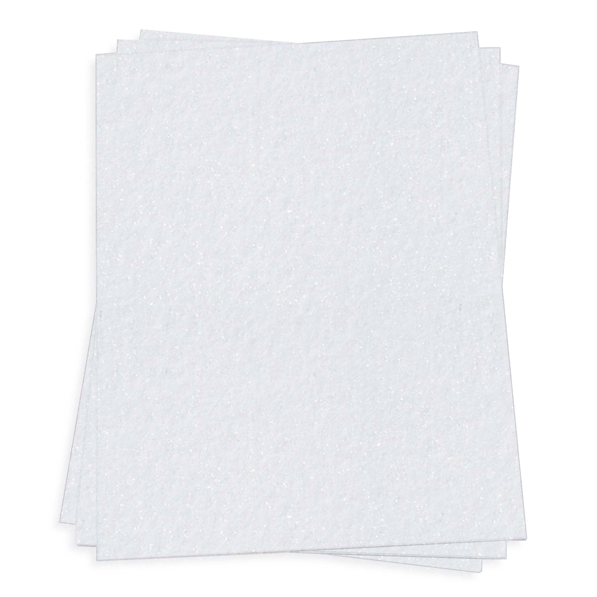 White Glance Paper - 27 x 39 Gmund Moonlight Metallic Felt 84lb Text