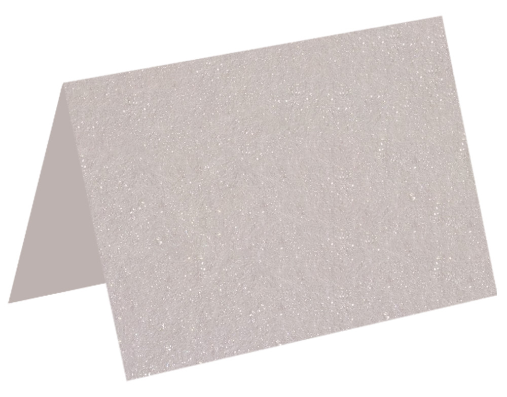 Gray Metallic Felt Fold Card - A2 Gmund Moonlight Dull Glance 4 1/4 x 5 1/2 131C