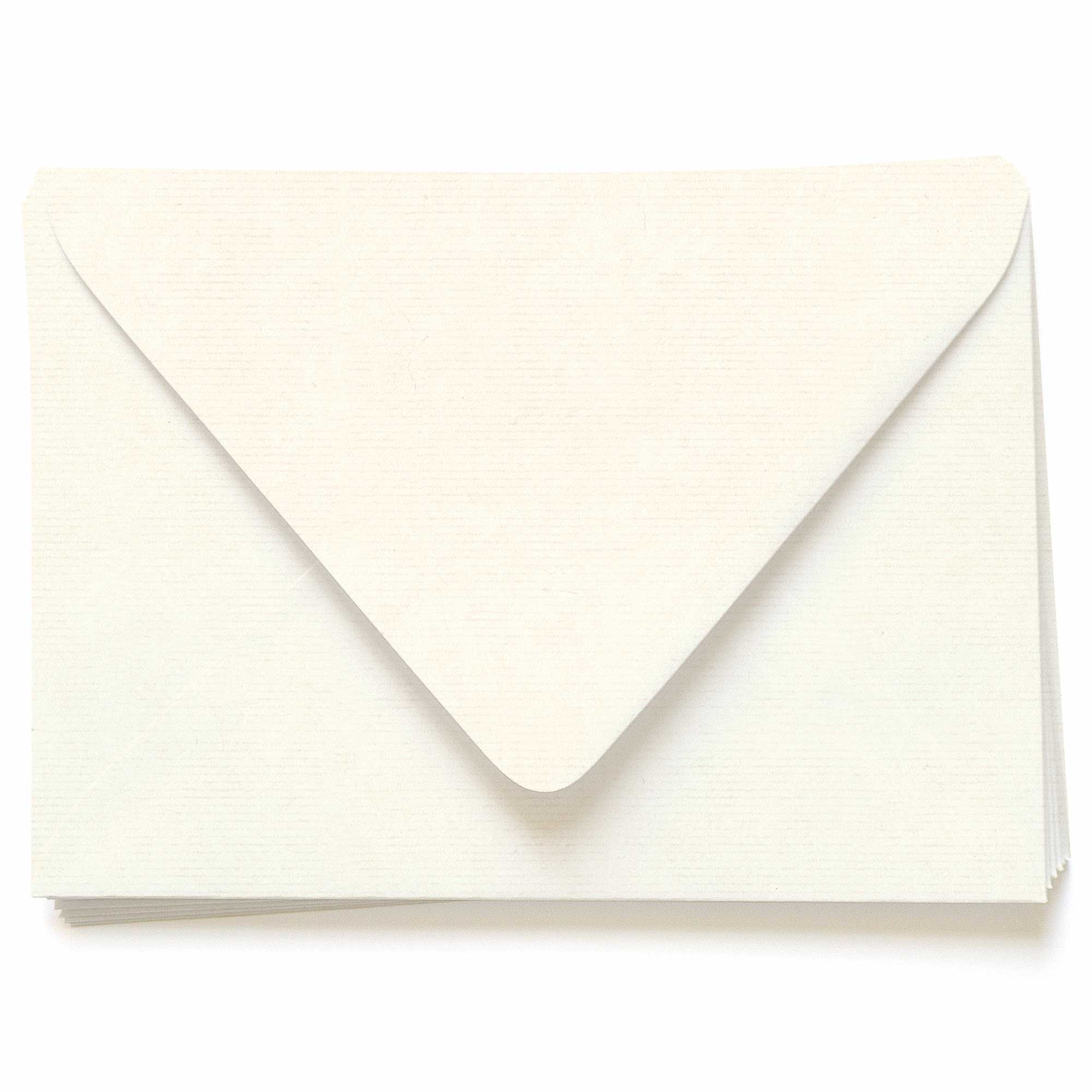 No Color Envelopes - A7.5 No Color No Bleach Felt 5 1/2 x 7 1/2 Euro Flap 81T