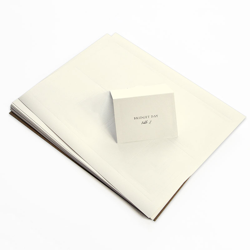 Ivory Blank Cards And Envelopes Unfolded 5x7 Flat ... - Shein - View #5
