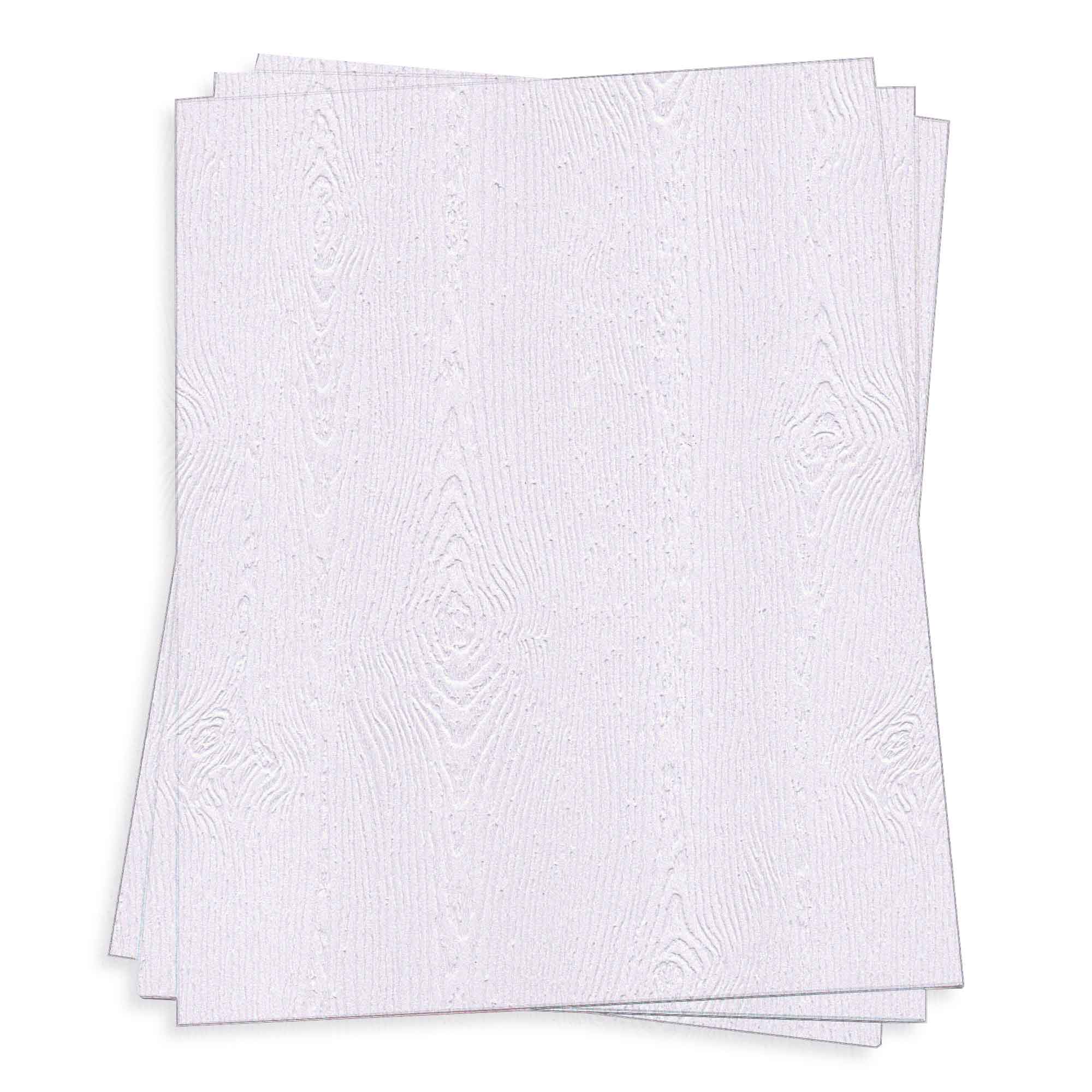 Limba White Card Stock - 12 x 12 Gmund Wood Grain 111lb Cover