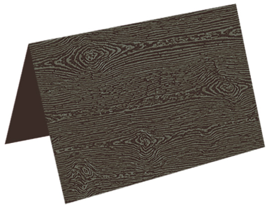Bubinga Folded Card - A7 Gmund Wood Grain 5 1/8 x 7 111C