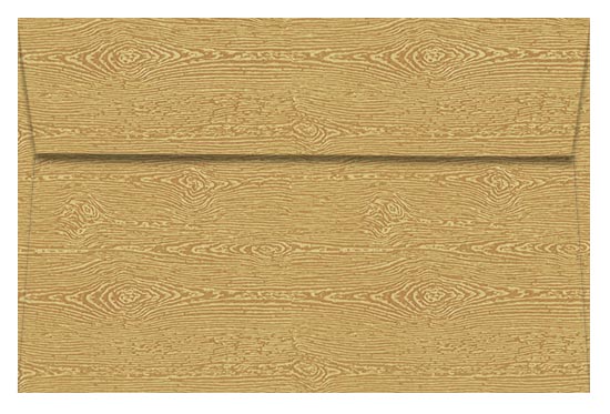 Tindalo Brown Envelopes - A9 Gmund Wood 5 3/4 x 8 3/4 Straight Flap 68T