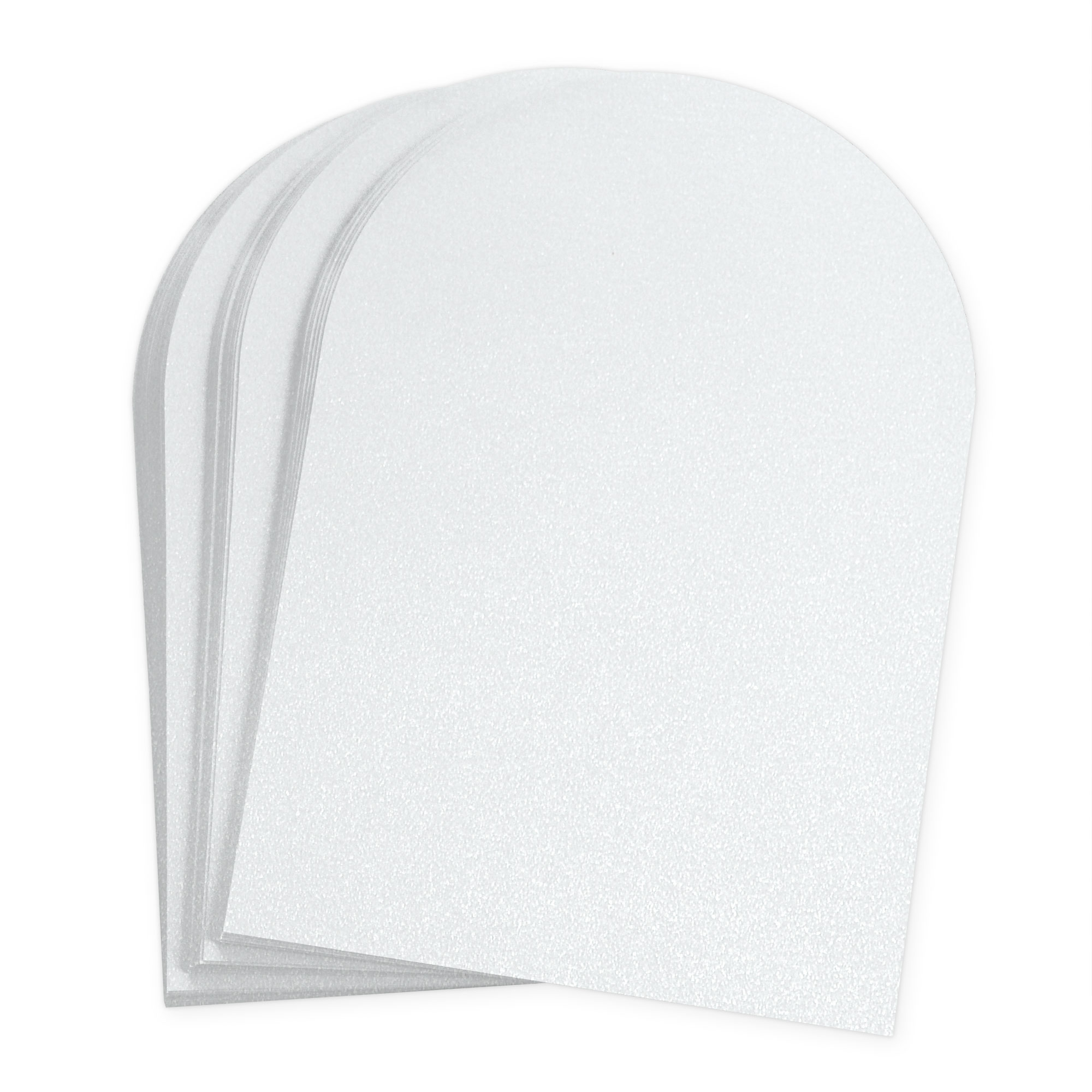 Crystal Arch Shaped Card - A2 Stardream Metallic 4 1/4 x 5 1/2 105C