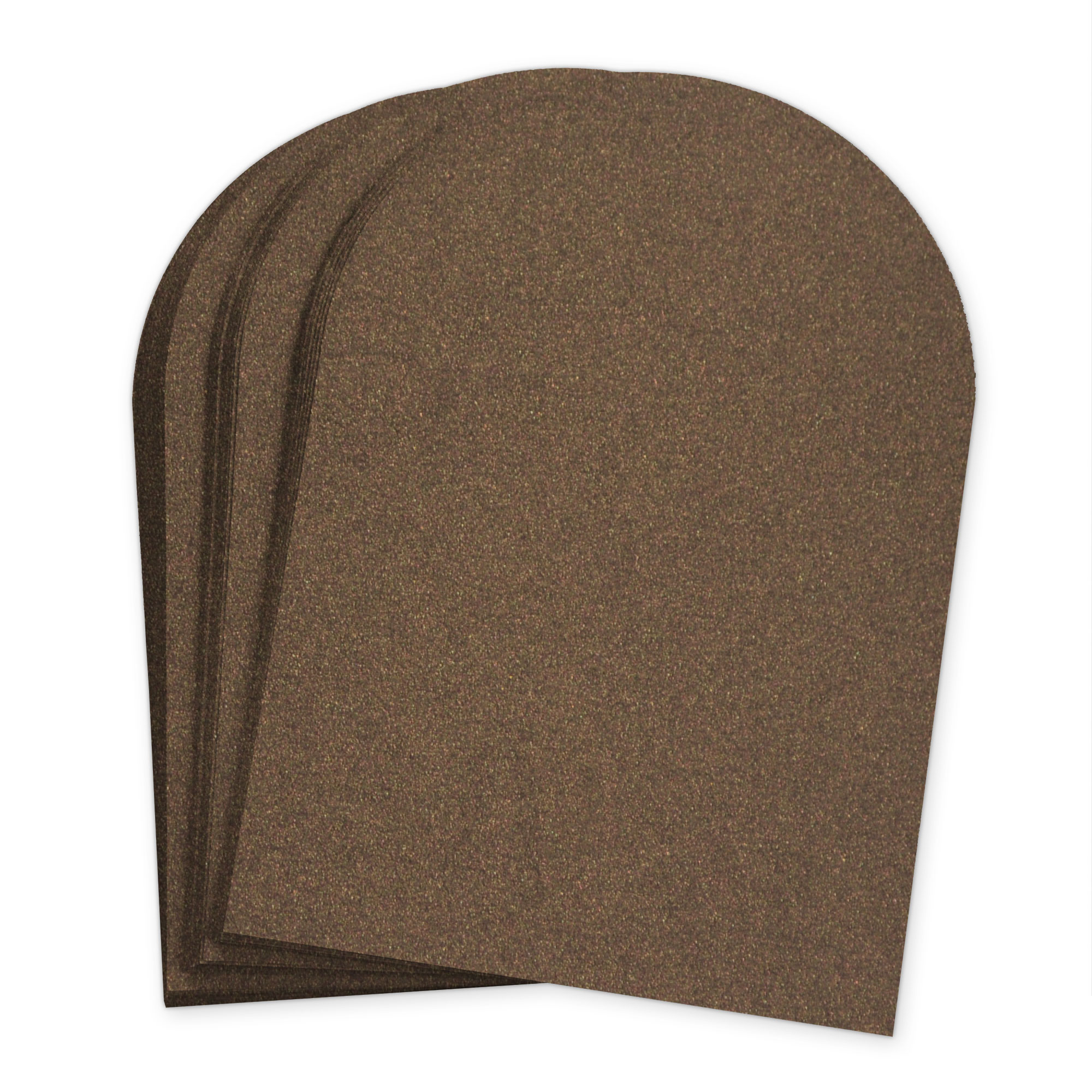 Bronze Arch Shaped Card - A7 Stardream Metallic 5 x 7 105C