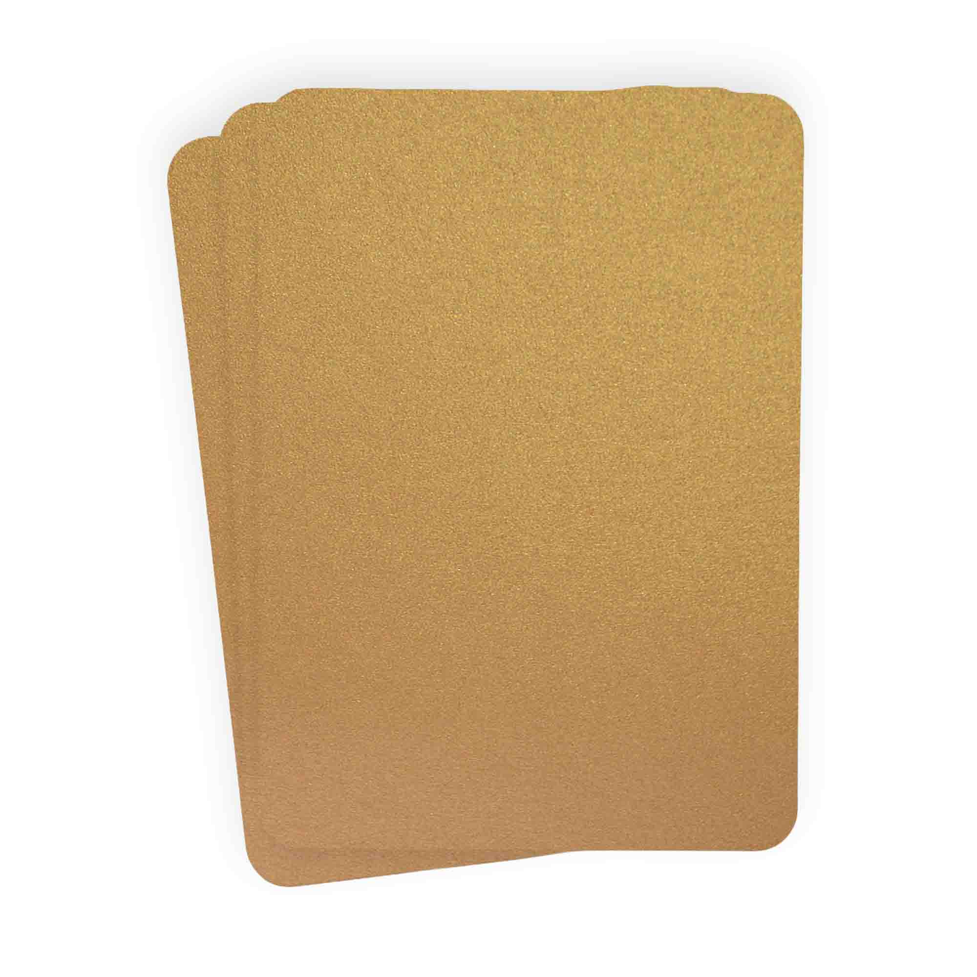Antique Gold Rounded Edge Invitation Card - A7 Stardream Metallic 5 x 7 105C