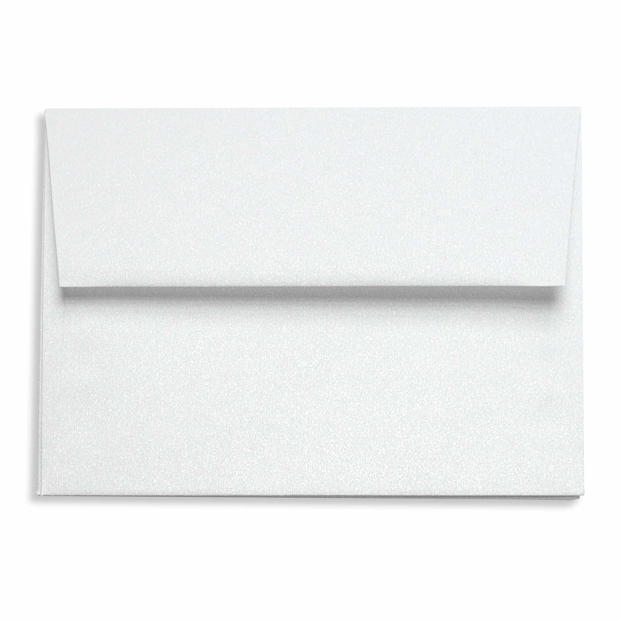 Crystal White Envelopes - A10 Stardream Metallic 6 x 9 1/2 Straight Flap 81T