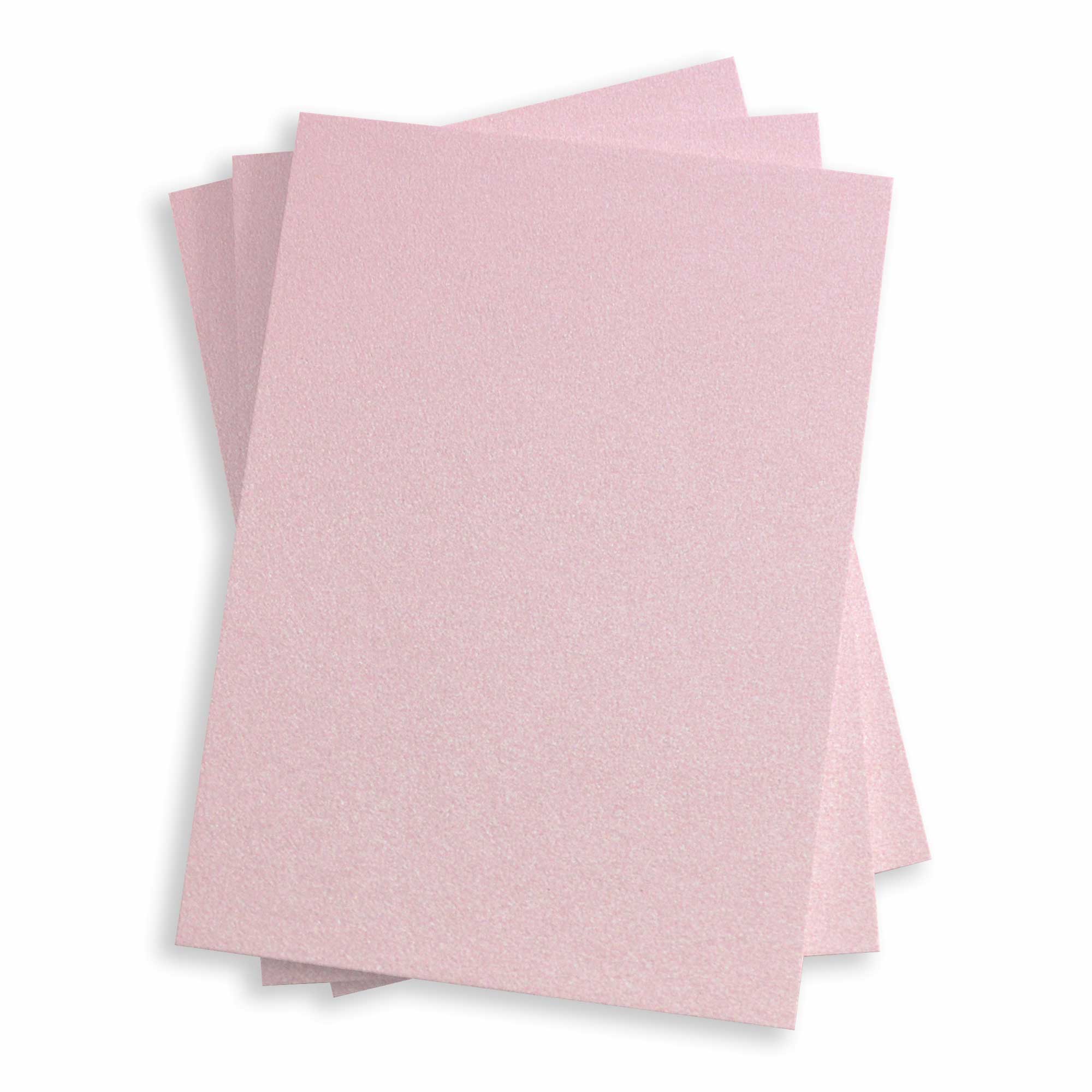 Rose Quartz Flat Card - A2 Stardream Metallic 4 1/4 x 5 1/2 105C