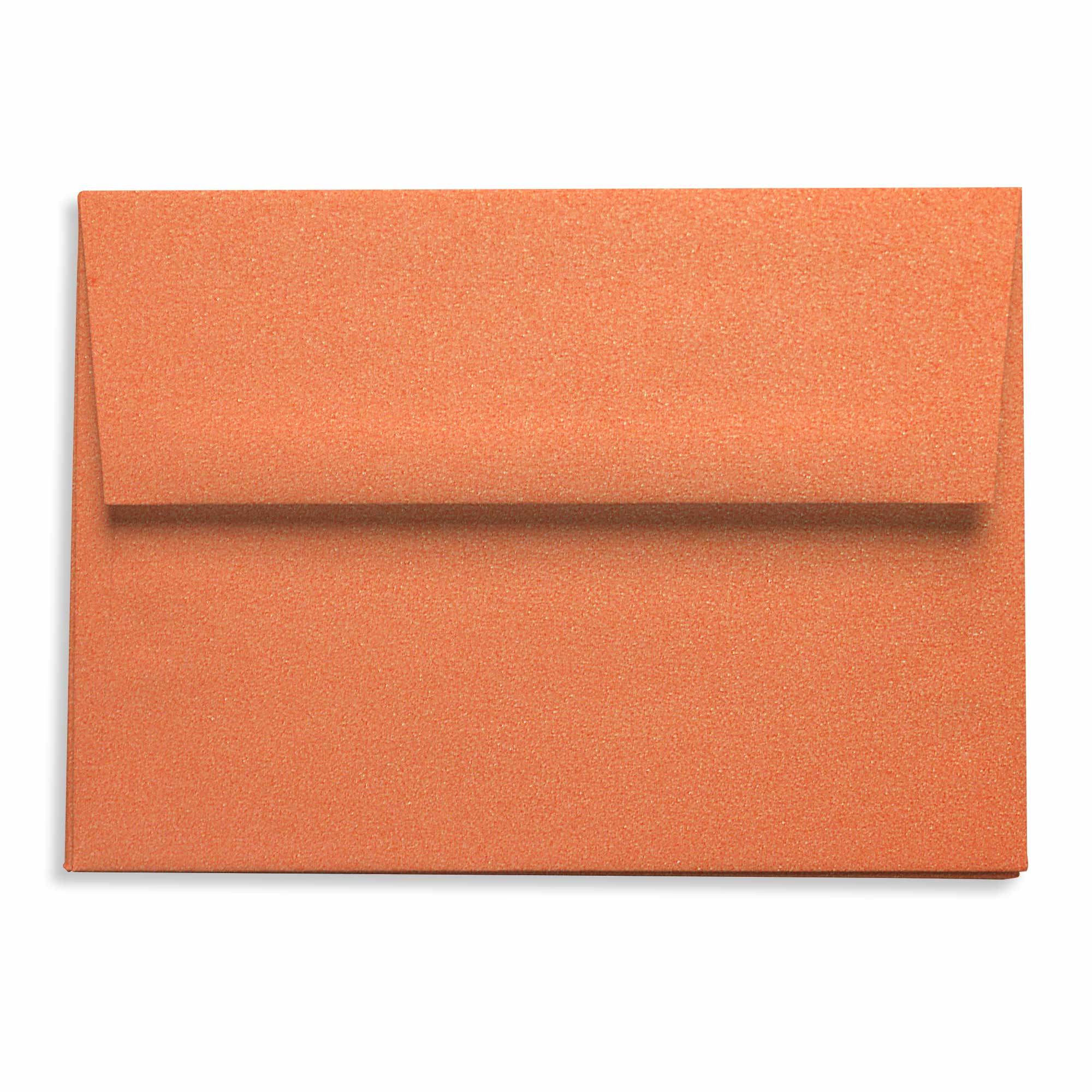 Flame Orange Envelopes - A1 Stardream Metallic 3 5/8 x 5 1/8 Straight Flap 81T