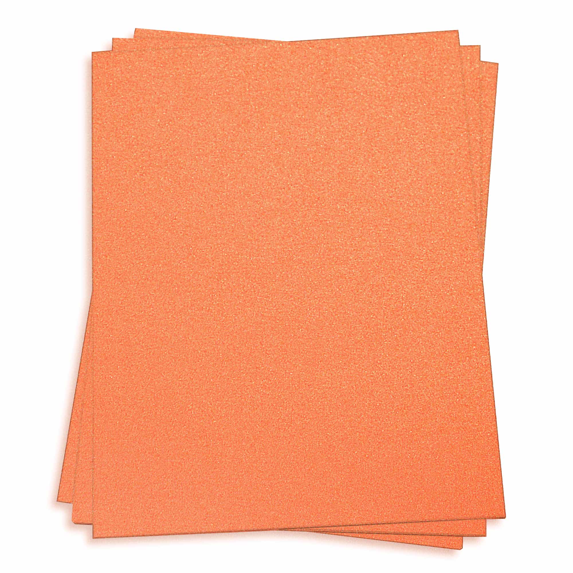 Flame Orange Paper - 8 1/2 x 11 Stardream Metallic 81lb Text
