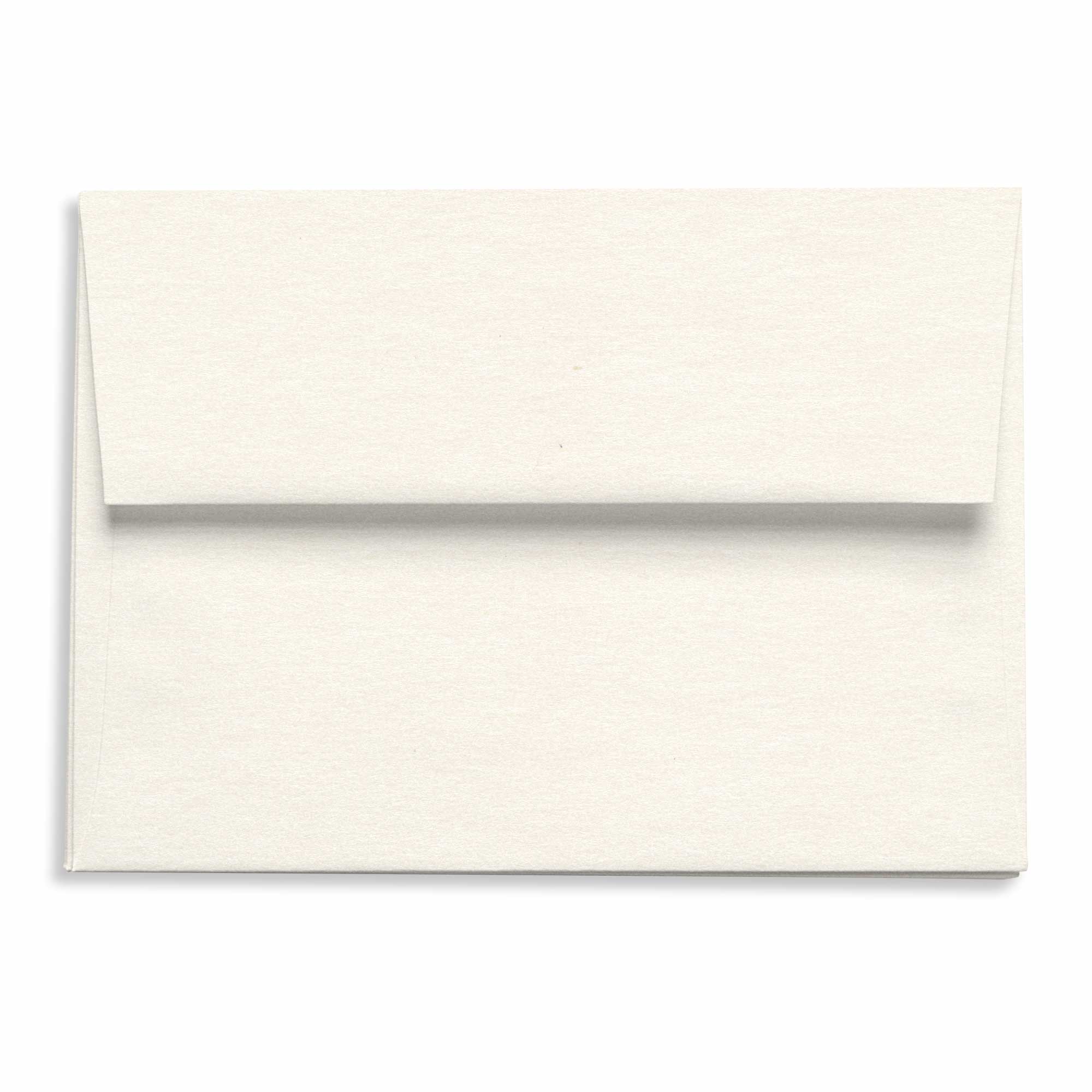 Quartz Pearl White Envelopes - A9 Stardream Metallic 5 3/4 x 8 3/4 Straight Flap 81T