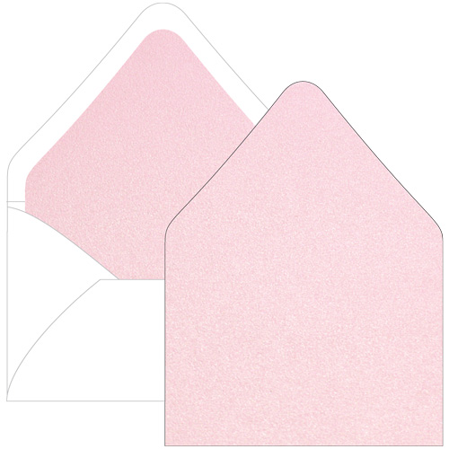 Rose Quartz Euro Flap Envelope Liner - A2 Stardream Metallic