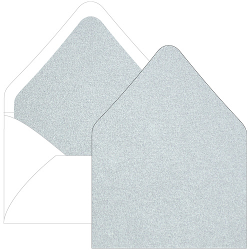 Silver Euro Flap Envelope Liner - A2 Stardream Metallic