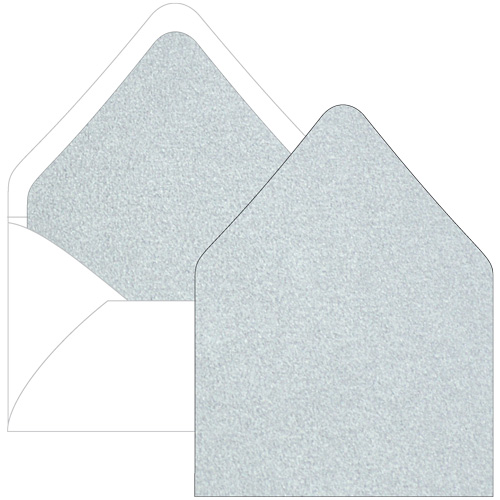 Silver Euro Flap Envelope Liner - A1 Stardream Metallic