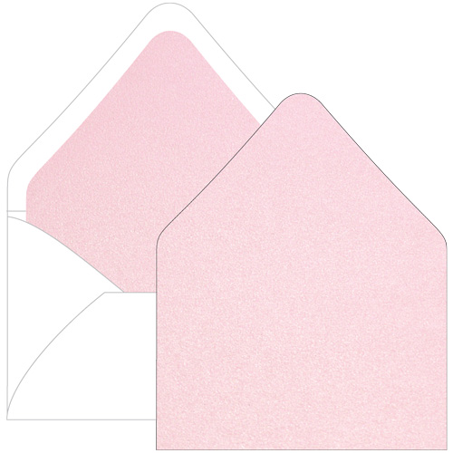 Rose Quartz Euro Flap Envelope Liner - A6 Stardream Metallic