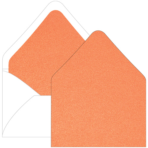 Flame Euro Flap Envelope Liner - 6 1/2 x 6 1/2 Stardream Metallic
