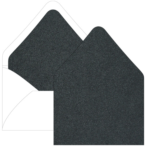 Onyx Euro Flap Envelope Liner - 6 1/2 x 6 1/2 Stardream Metallic
