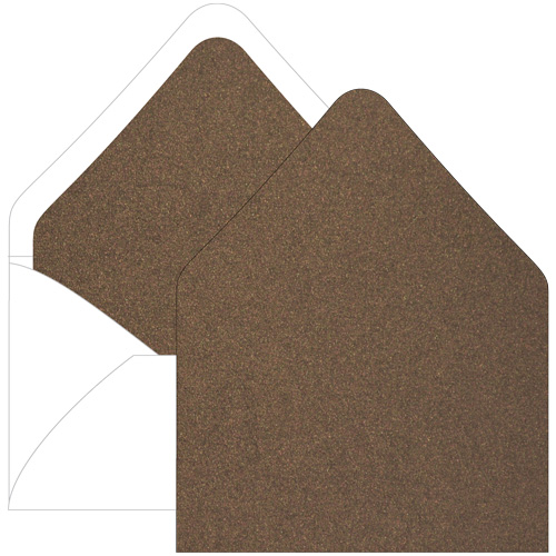 Bronze Euro Flap Envelope Liner - A7 Stardream Metallic