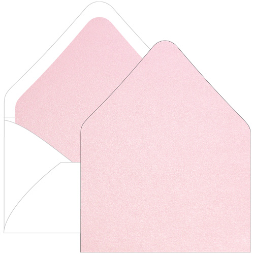 Rose Quartz Euro Flap Envelope Liner - A7 Stardream Metallic
