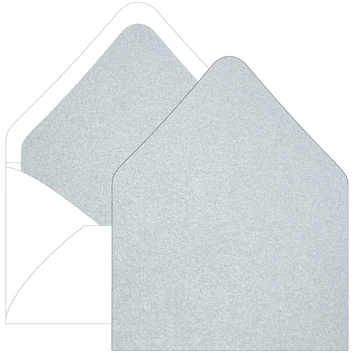 Silver Euro Flap Envelope Liner - A7 Stardream Metallic