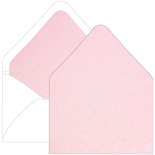 Rose Quartz Euro Flap Envelope Liner - A7.5 Stardream Metallic