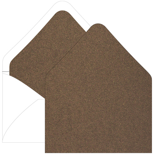 Bronze Euro Flap Envelope Liner - A9 Stardream Metallic